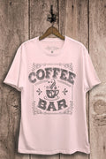 Coffee Bar Graphic Top - Adult & Kids T-Shirts, Sweatshirts & Hoodies apparel design preview 1