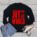 Christmas Block Joy To the World - Adult & Kids T-Shirts, Sweatshirts & Hoodies apparel design preview 1