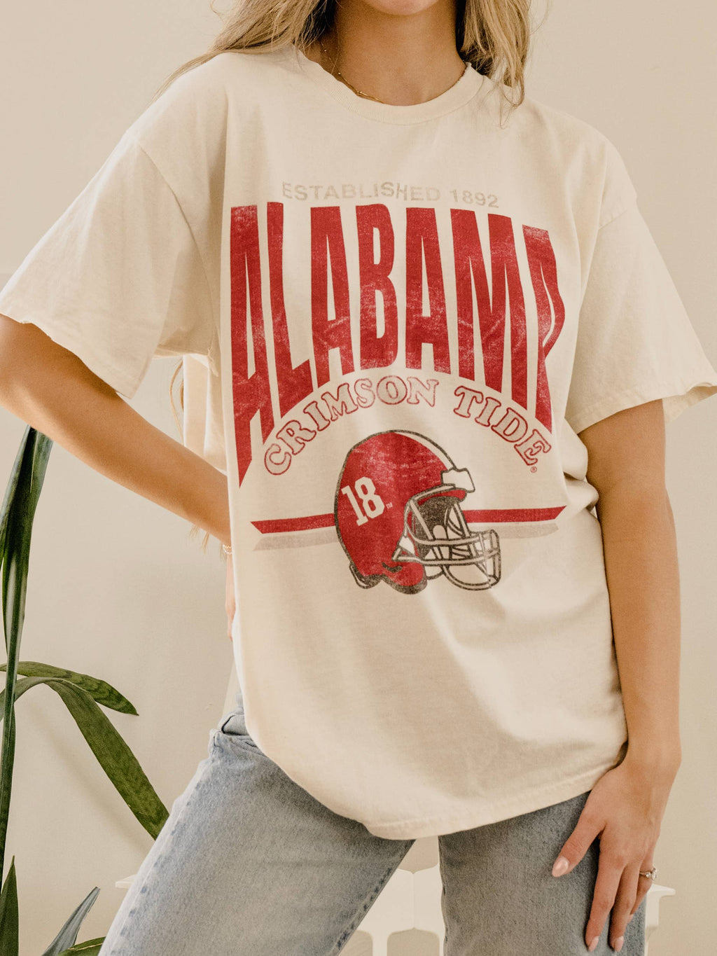 Bama Crimson Tide Established Helmet Off White - Adult & Kids T-Shirts, Sweatshirts & Hoodies apparel design preview 1