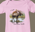 Li'l Squatch and Moose Onesie Bodysuit For Babies - Adult & Kids T-Shirts, Sweatshirts & Hoodies apparel design preview 1