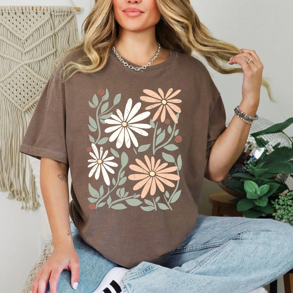 Flower Patch Floral Garden - Adult & Kids T-Shirts, Sweatshirts & Hoodies apparel design preview 1