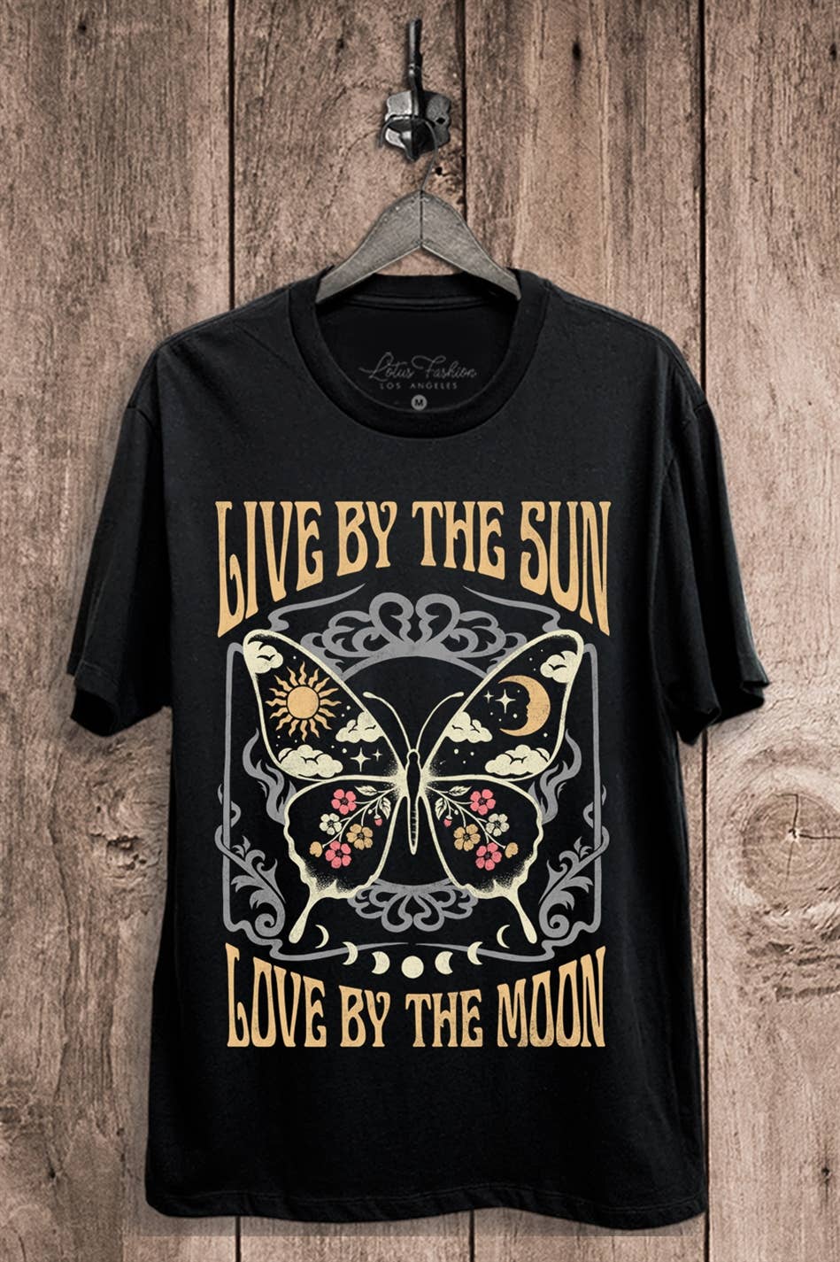 Live By the Sun Love Moon Graphic Top - Adult & Kids T-Shirts, Sweatshirts & Hoodies apparel design preview 1