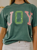 Christmas Holiday Joy Quilted Puff Ink Green Cc - Adult & Kids T-Shirts, Sweatshirts & Hoodies apparel design preview 1