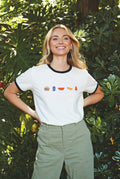 Patriotic Food Row Ringer Graphic Top - Adult & Kids T-Shirts, Sweatshirts & Hoodies apparel design preview 1