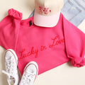 Lucky in Love Soft Flock Heavyweight - Adult & Kids T-Shirts, Sweatshirts & Hoodies apparel design preview 1