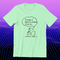 Bigfoot Thinking About Me (Mint Green) - Adult & Kids T-Shirts, Sweatshirts & Hoodies apparel design preview 1