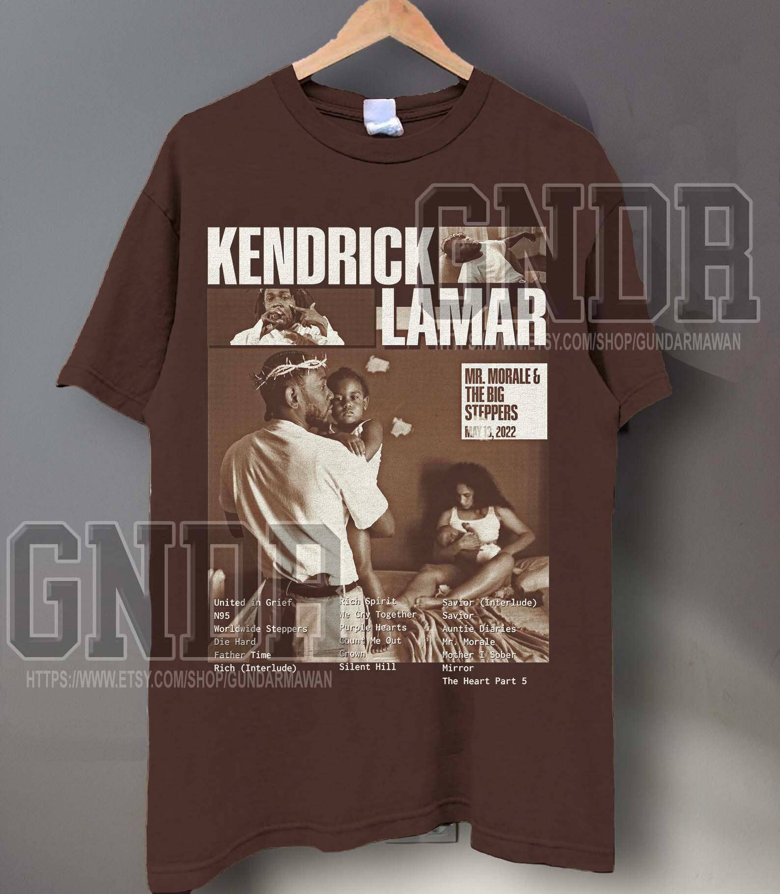 Kendrick Lamar Vintage 90s Hip Hop Mr. Morale More - Adult & Kids T-Shirts, Sweatshirts & Hoodies apparel design preview 1