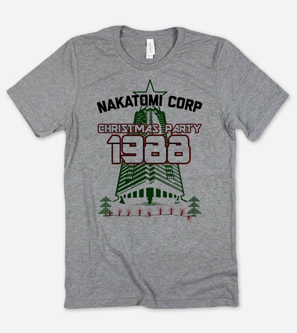 Nakatomi Plaza Christmas Party Die Hard Fun Gift - Adult & Kids T-Shirts, Sweatshirts & Hoodies apparel design preview 1