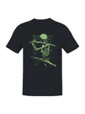 Samurai Skeleton with Katana Men's - Adult & Kids T-Shirts, Sweatshirts & Hoodies apparel design preview 1