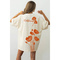 California Poppy Graphic Oversized - Adult & Kids T-Shirts, Sweatshirts & Hoodies apparel design preview 1
