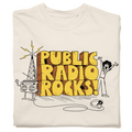 Public Radio Rocks Heavyweight - Adult & Kids T-Shirts, Sweatshirts & Hoodies apparel design preview 1