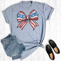 4th of July Coquette Bow Graphic - Adult & Kids T-Shirts, Sweatshirts & Hoodies apparel design preview 1