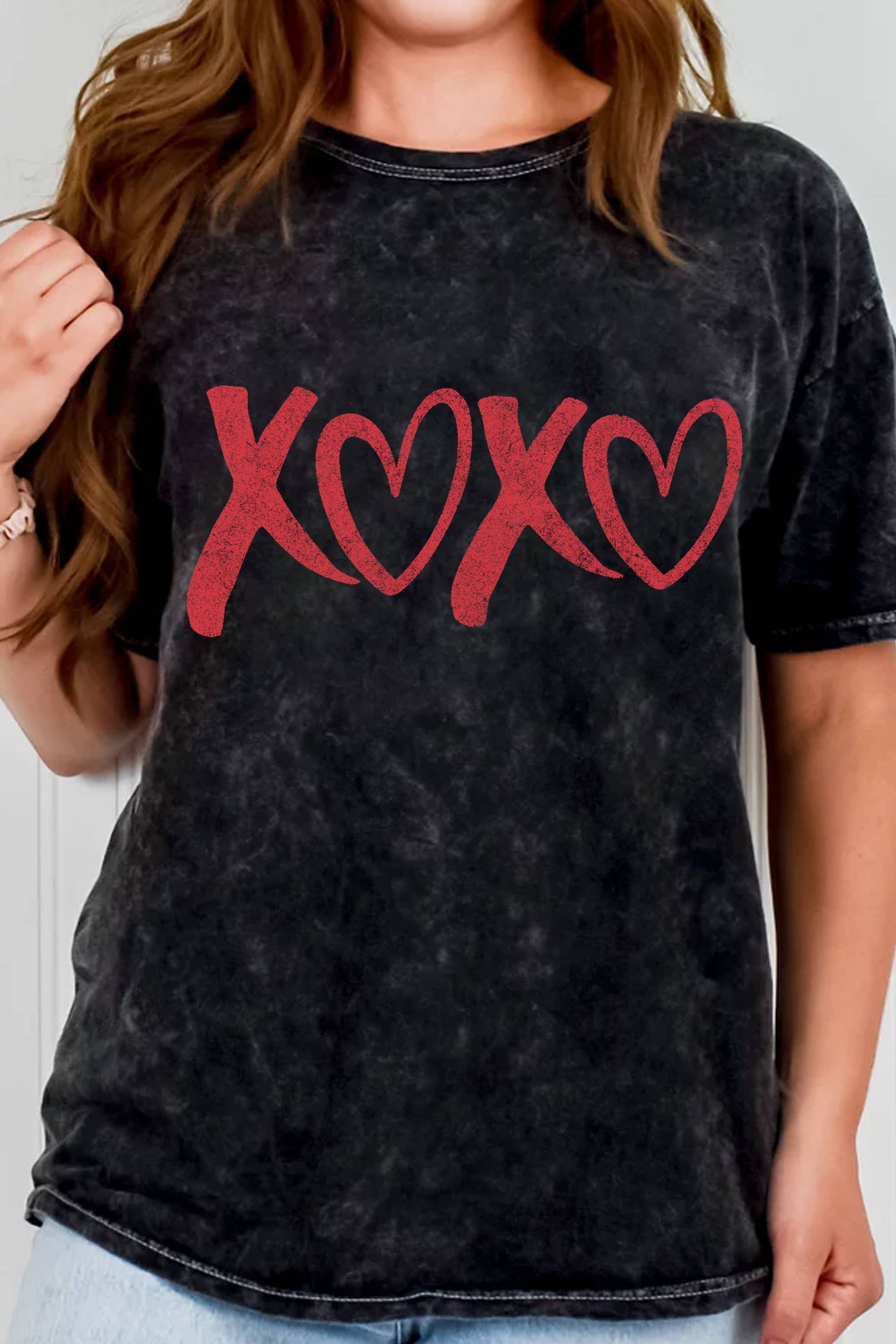 Xoxo Love Valentines Day Graphic - Adult & Kids T-Shirts, Sweatshirts & Hoodies apparel design preview 1