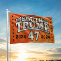 The South For Trump Black and White Flag - Adult & Kids T-Shirts, Sweatshirts & Hoodies apparel design preview 1