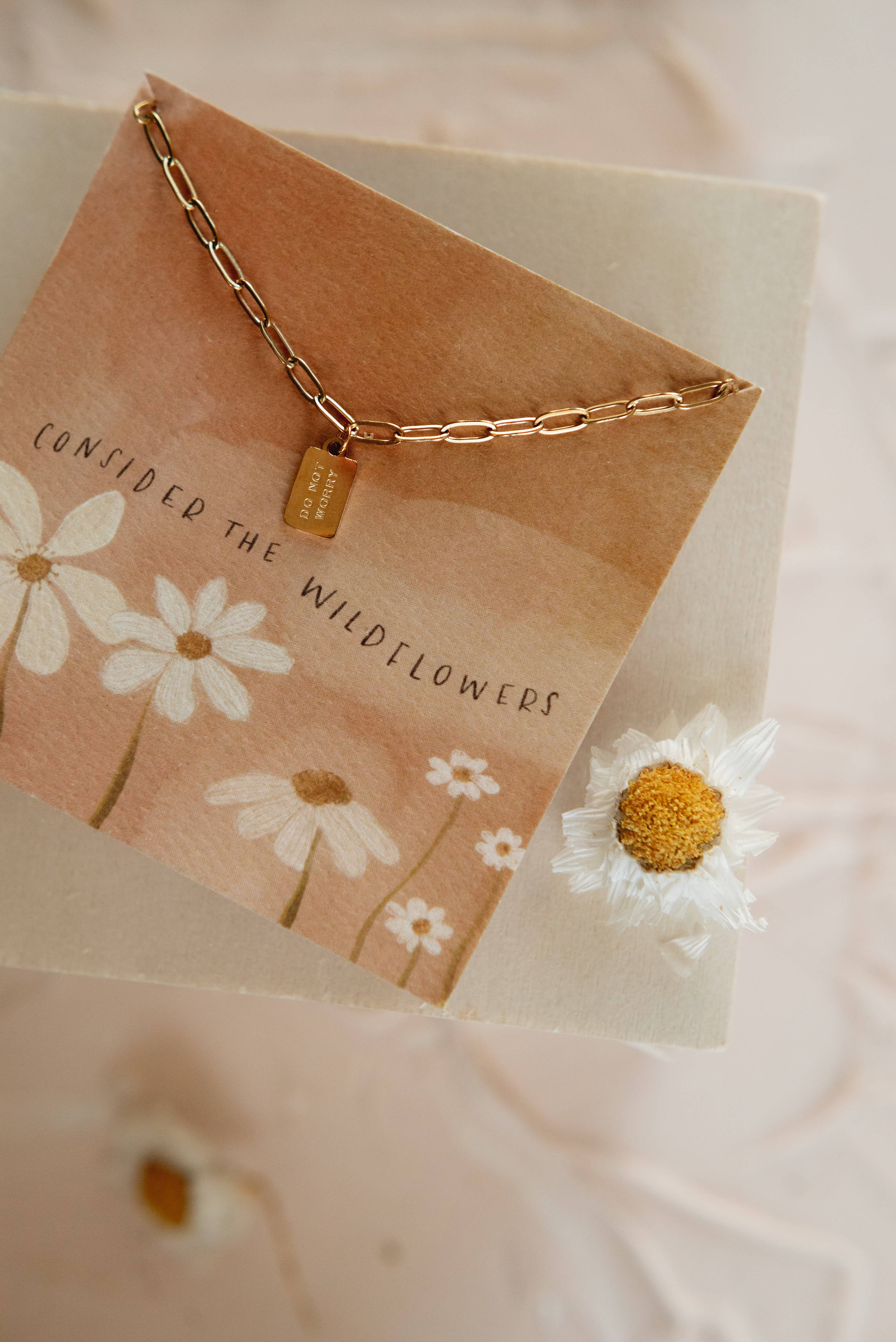 Do Not Worry Mini Tag Necklace Christian Jewelry - Adult & Kids T-Shirts, Sweatshirts & Hoodies apparel design preview 1
