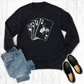 Cowboy Playing Cards - Adult & Kids T-Shirts, Sweatshirts & Hoodies apparel design preview 1