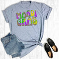 Leopard Groovy Mardi Gras - Adult & Kids T-Shirts, Sweatshirts & Hoodies apparel design preview 1