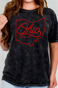 Ohio State Puff Mineral Graphic - Adult & Kids T-Shirts, Sweatshirts & Hoodies apparel design preview 1