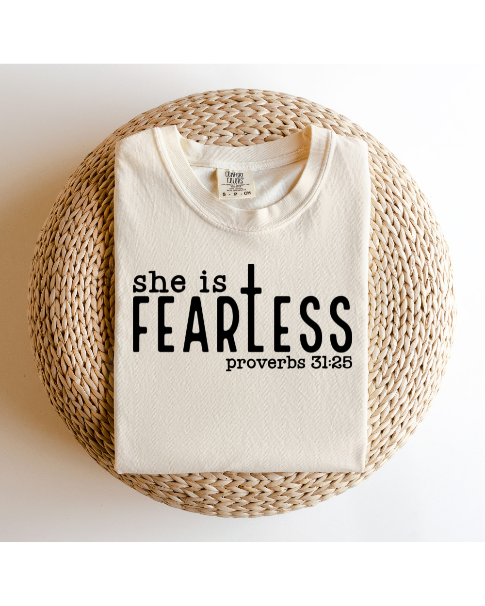 She Is Fearless - Adult & Kids T-Shirts, Sweatshirts & Hoodies apparel design preview 1
