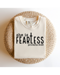 She Is Fearless - Adult & Kids T-Shirts, Sweatshirts & Hoodies apparel design preview 1