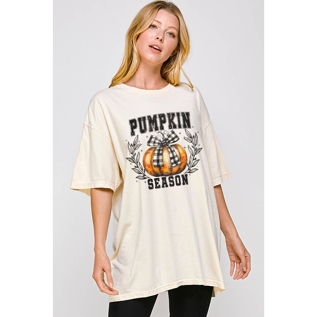Pumpkin Season Vintage Graphic Oversized - Adult & Kids T-Shirts, Sweatshirts & Hoodies apparel design preview 1