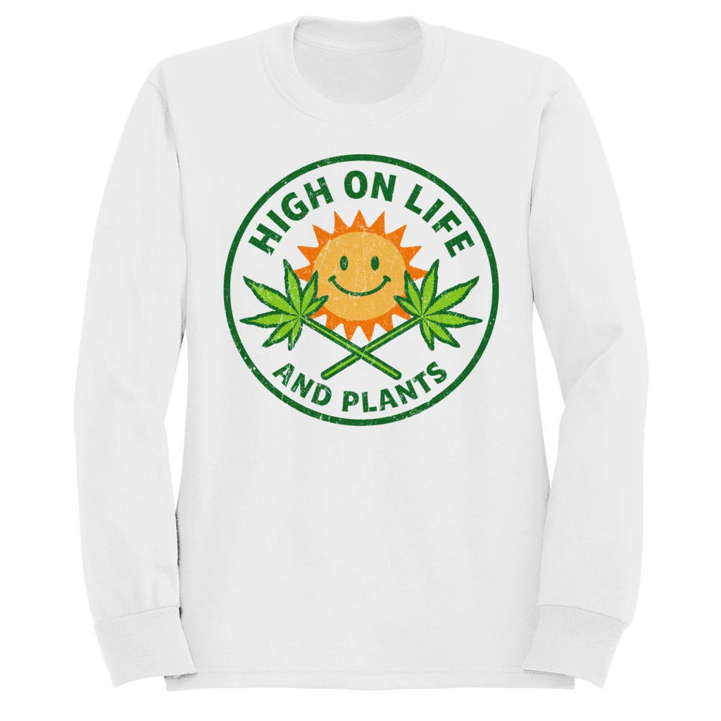 High On Life and Plants Men's - Adult & Kids T-Shirts, Sweatshirts & Hoodies apparel design preview 1