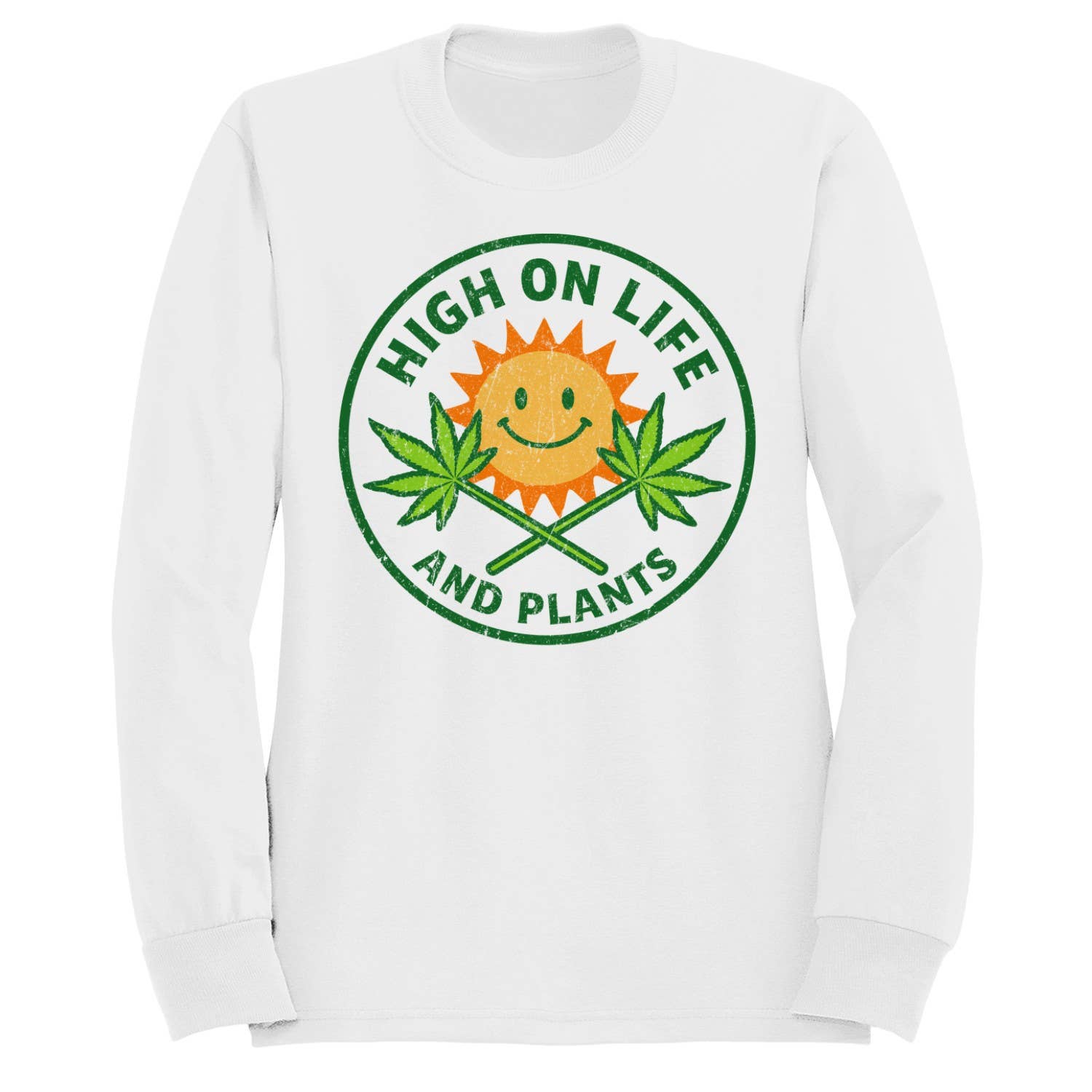 High On Life and Plants Men's - Adult & Kids T-Shirts, Sweatshirts & Hoodies apparel design preview 1