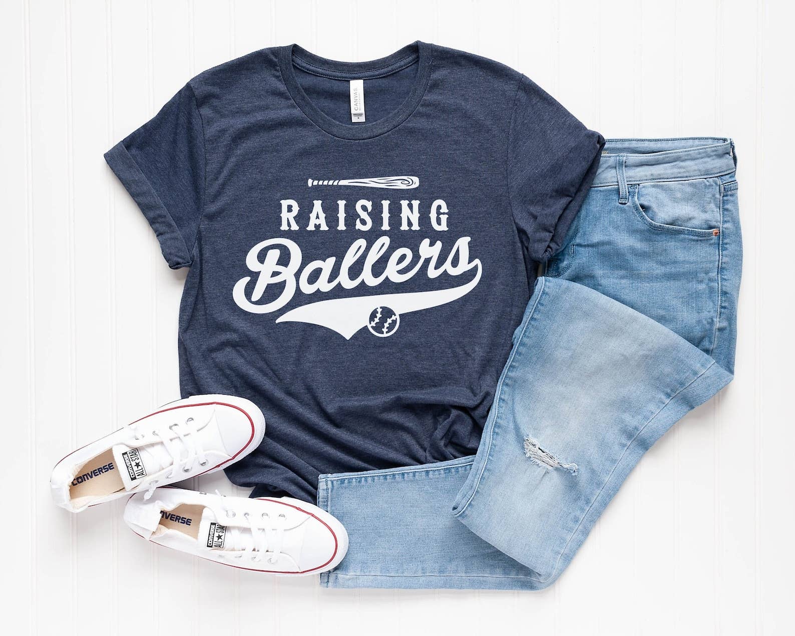 Raising Ballers - Adult & Kids T-Shirts, Sweatshirts & Hoodies apparel design preview 1