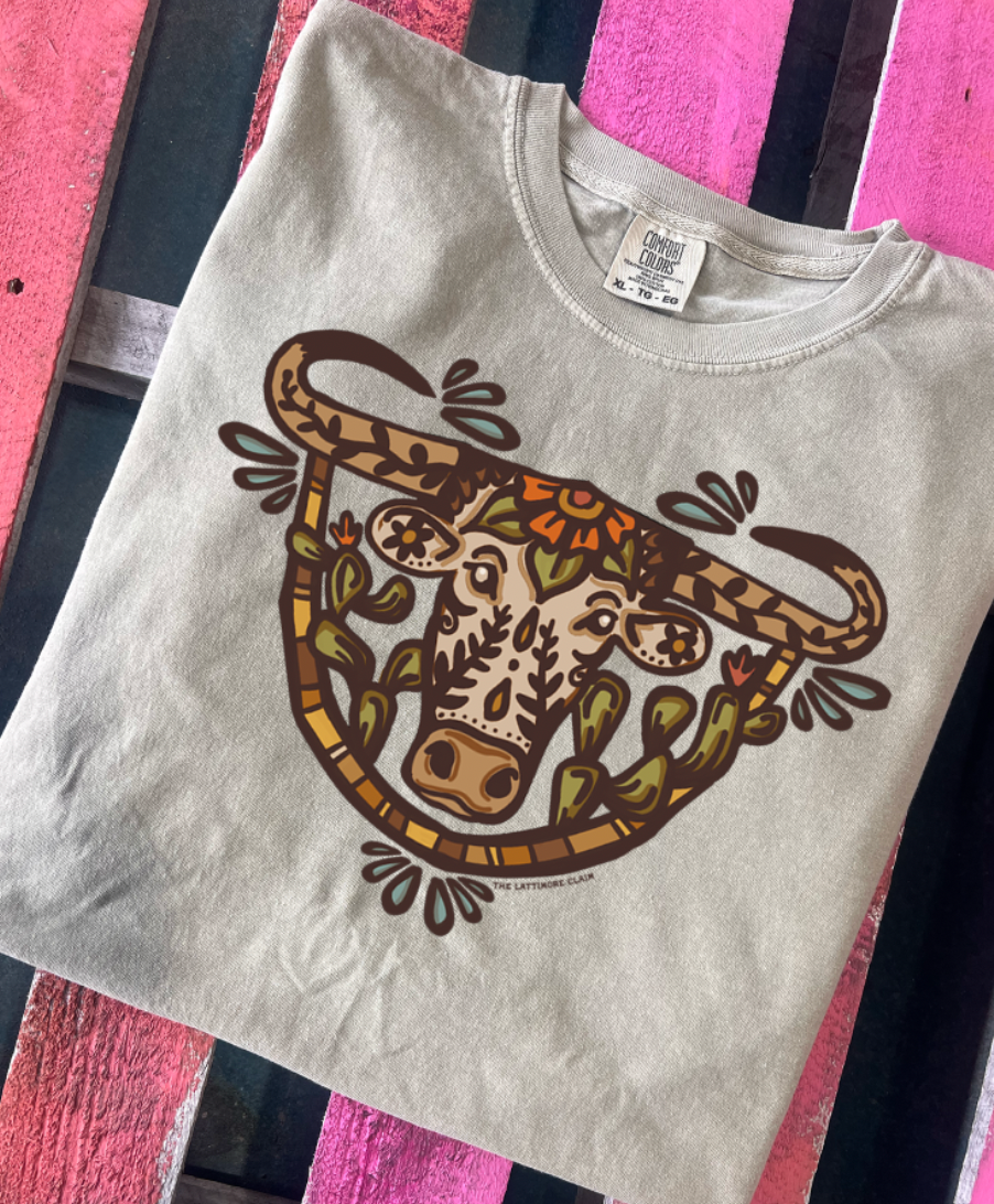 The Wild Watusi Comfort Color Khaki - Adult & Kids T-Shirts, Sweatshirts & Hoodies apparel design preview 1
