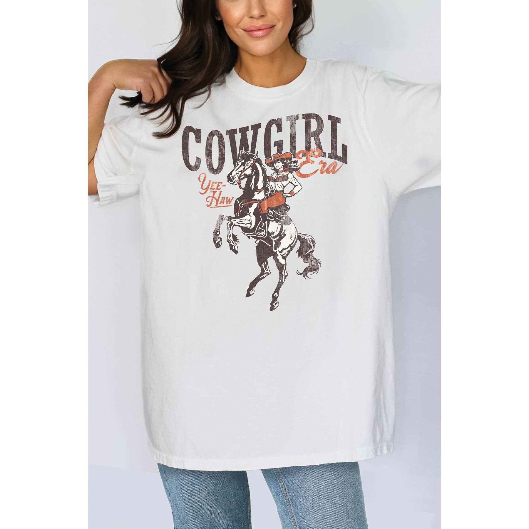 Cowgirl Era Oversized Unisex T - Adult & Kids T-Shirts, Sweatshirts & Hoodies apparel design preview 1