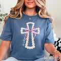 He Is Risen Pearls Easter Graphic Gildan - Adult & Kids T-Shirts, Sweatshirts & Hoodies apparel design preview 1