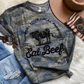 Support Local Farmers Eat Beef - Adult & Kids T-Shirts, Sweatshirts & Hoodies apparel design preview 1