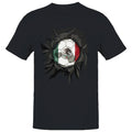 Mexico Soccer Ball Ripped Men's - Adult & Kids T-Shirts, Sweatshirts & Hoodies apparel design preview 1