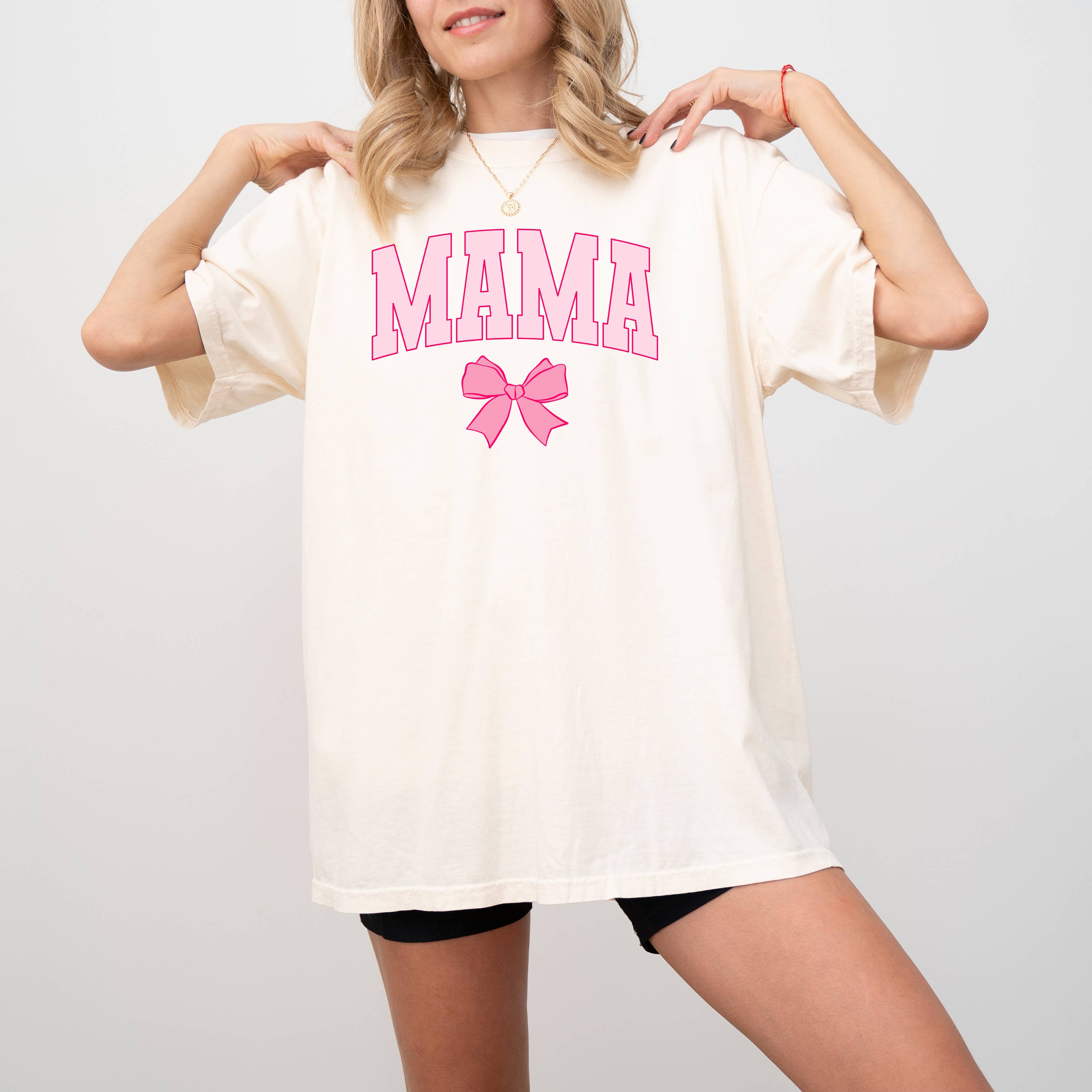 Mama Valentines, Bow Graphic Apparel - Adult & Kids T-Shirts, Sweatshirts & Hoodies apparel design preview 1