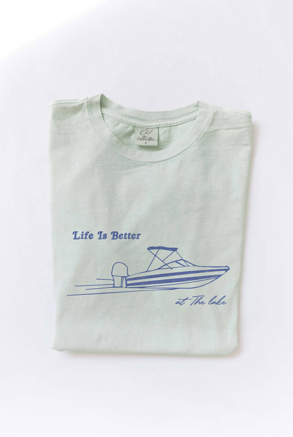 Life Is Better At the Lake Mineral Washed Graphic Top - Adult & Kids T-Shirts, Sweatshirts & Hoodies apparel design preview 1