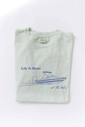 Life Is Better At the Lake Mineral Washed Graphic Top - Adult & Kids T-Shirts, Sweatshirts & Hoodies apparel design preview 1