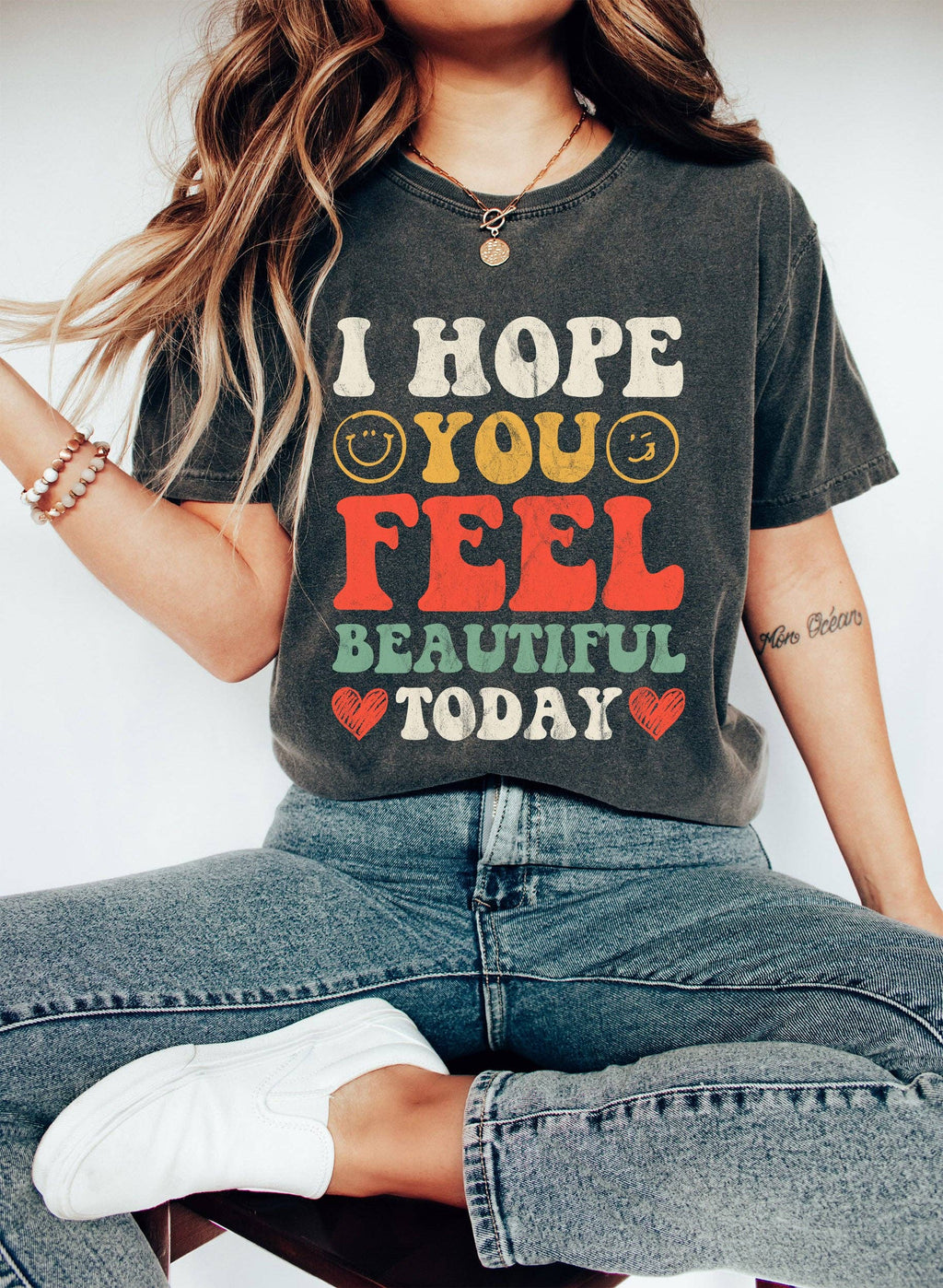 I Hope You Feel Beautiful Today Cl - Adult & Kids T-Shirts, Sweatshirts & Hoodies apparel design preview 1