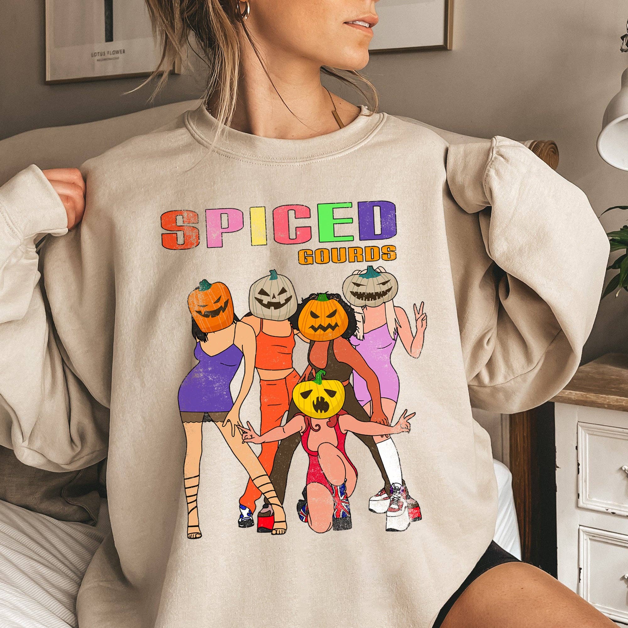 Spiced Gourds Halloween - Adult & Kids T-Shirts, Sweatshirts & Hoodies apparel design preview 1