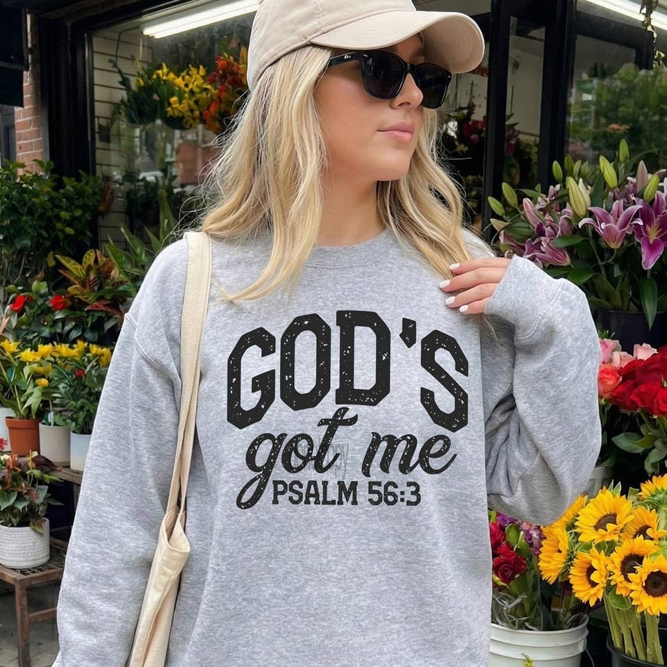 Distressed God'S Got Me Psalm 56:3 - Adult & Kids T-Shirts, Sweatshirts & Hoodies apparel design preview 1