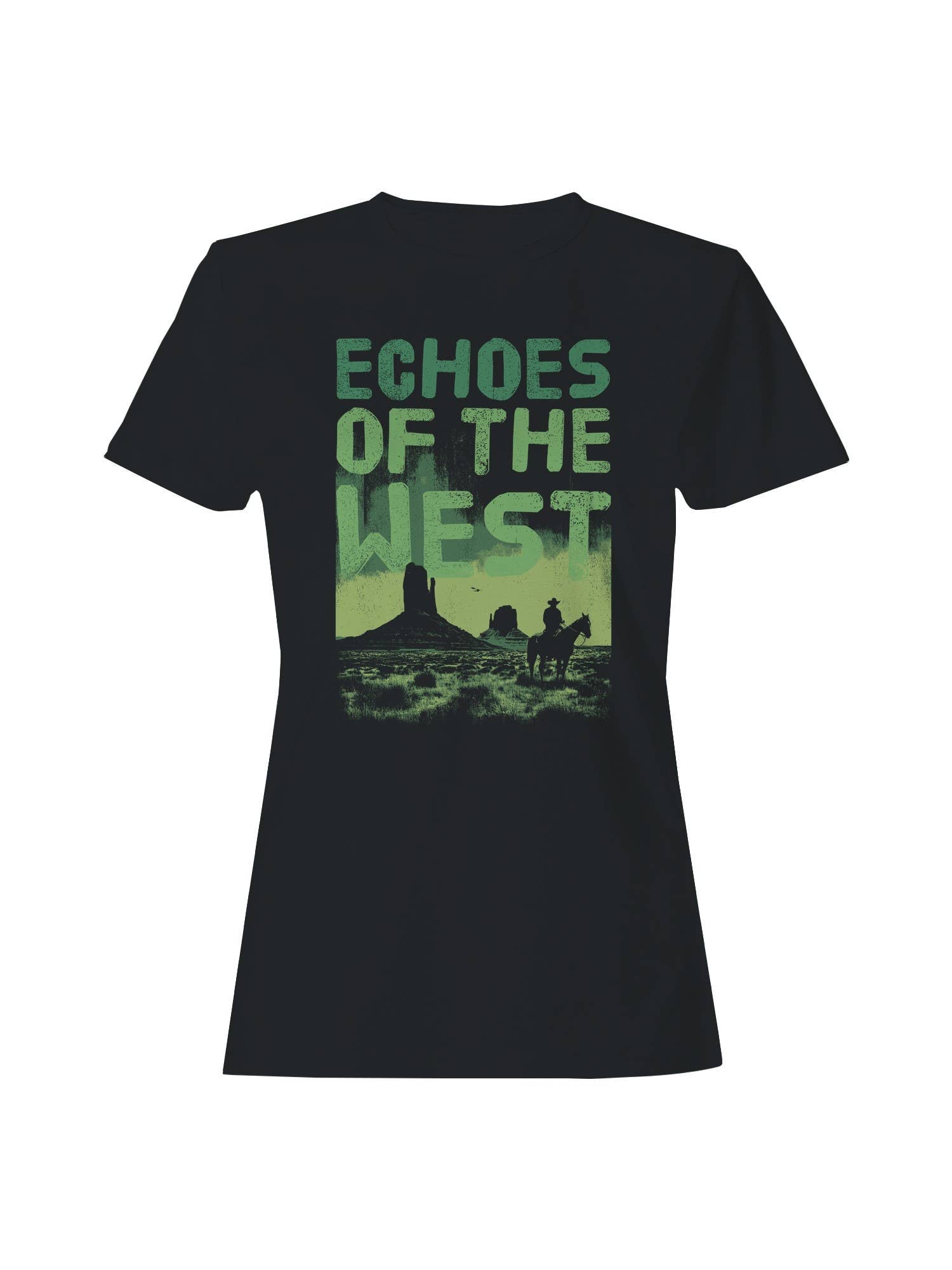 Echoes of the Western Frontier Women's - Adult & Kids T-Shirts, Sweatshirts & Hoodies apparel design preview 1