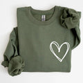 Double Heart, Pocket Print, St Patrick's Day - Adult & Kids T-Shirts, Sweatshirts & Hoodies apparel design preview 1