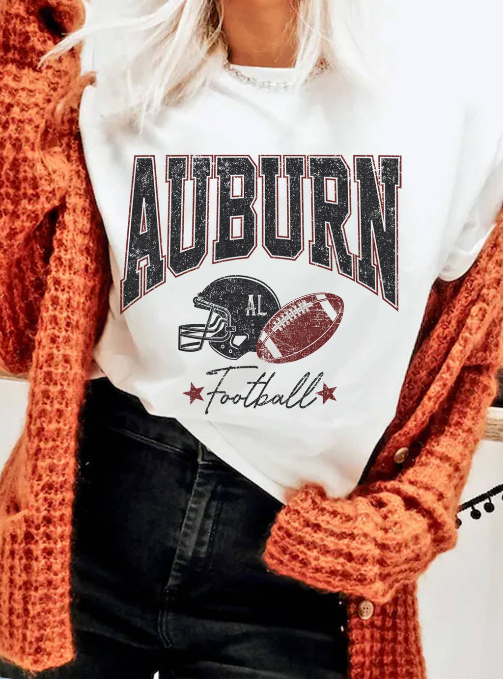 Auburn Football Graphic - Adult & Kids T-Shirts, Sweatshirts & Hoodies apparel design preview 1