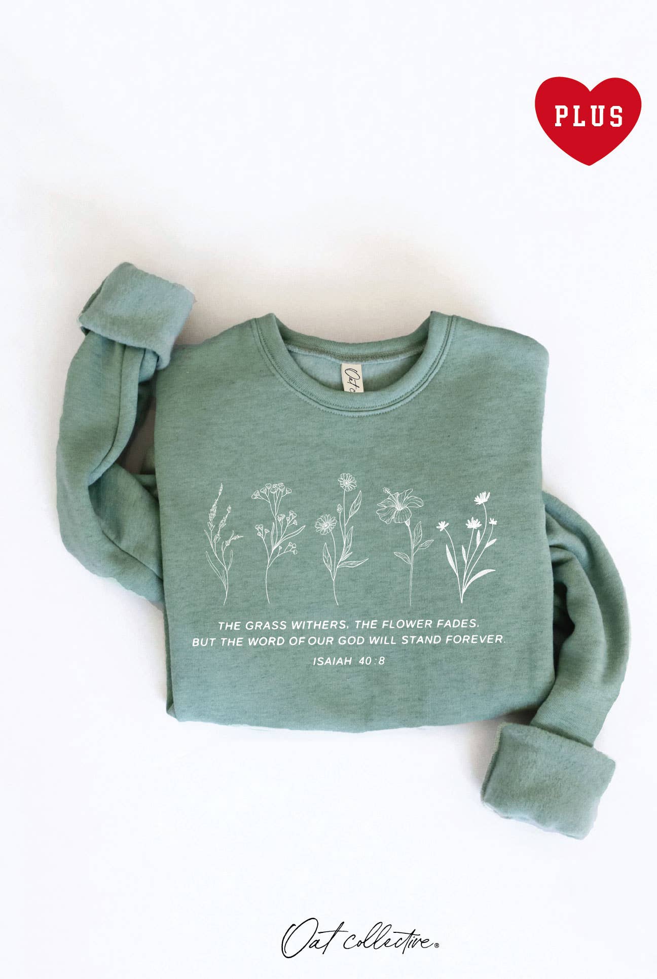 The Grass Withers Plus Graphic - Adult & Kids T-Shirts, Sweatshirts & Hoodies apparel design preview 1