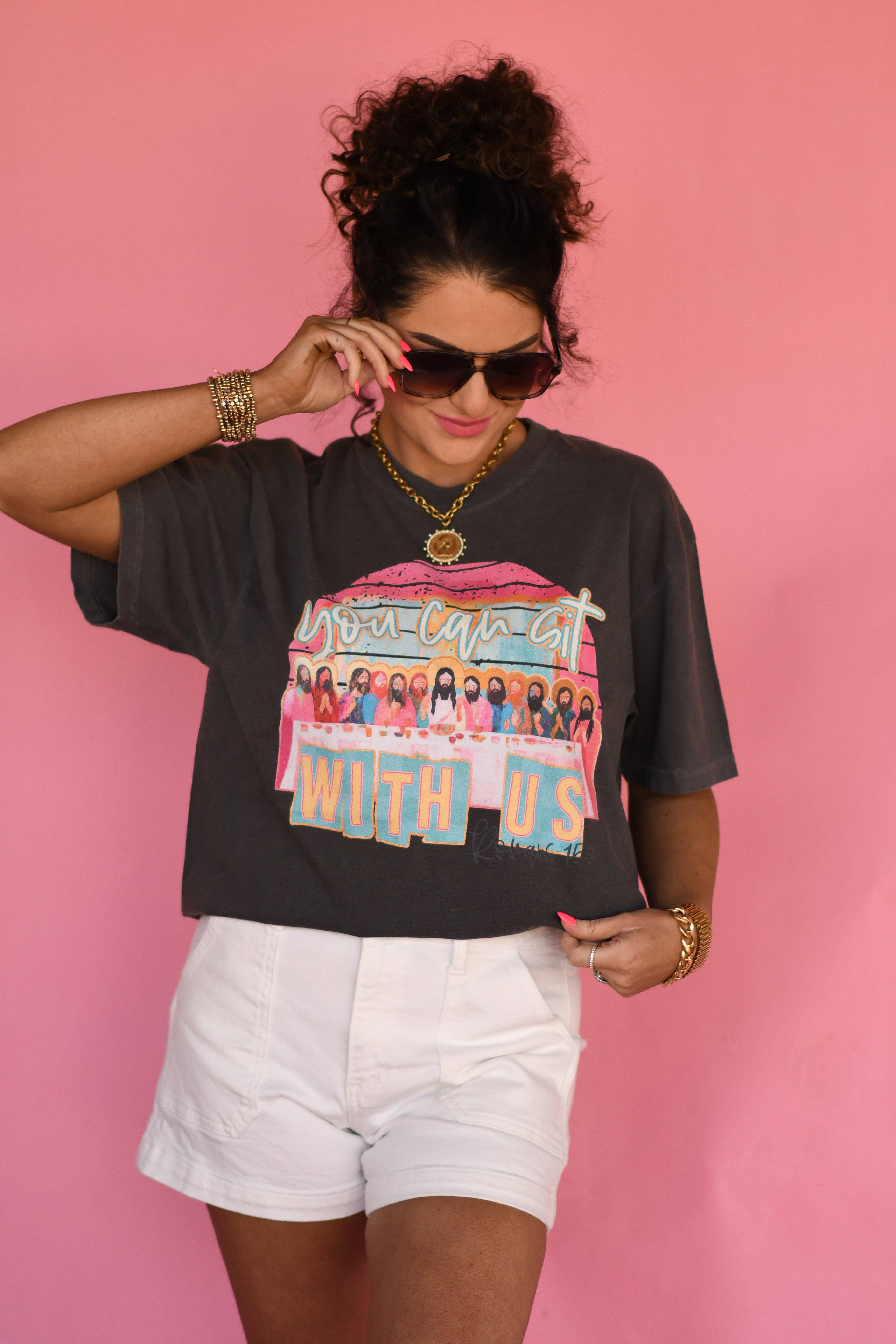 You Can Sit with Us - Adult & Kids T-Shirts, Sweatshirts & Hoodies apparel design preview 1