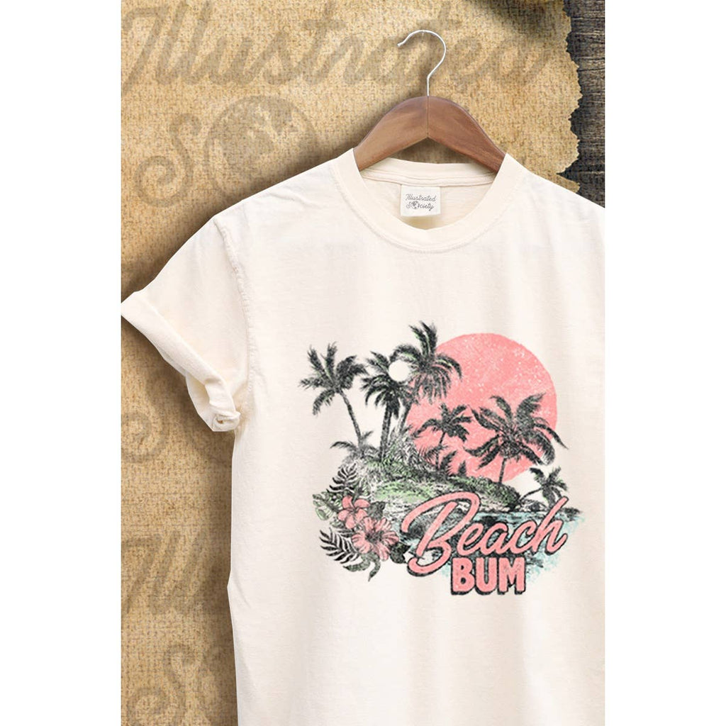 Beach Bum Vintage Graphic - Adult & Kids T-Shirts, Sweatshirts & Hoodies apparel design preview 1