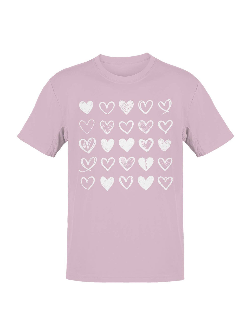 Hand-Drawn Heart Patterns Set Men's - Adult & Kids T-Shirts, Sweatshirts & Hoodies apparel design preview 1
