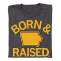 Ia Born Raised Charcoal - Adult & Kids T-Shirts, Sweatshirts & Hoodies apparel design preview 1