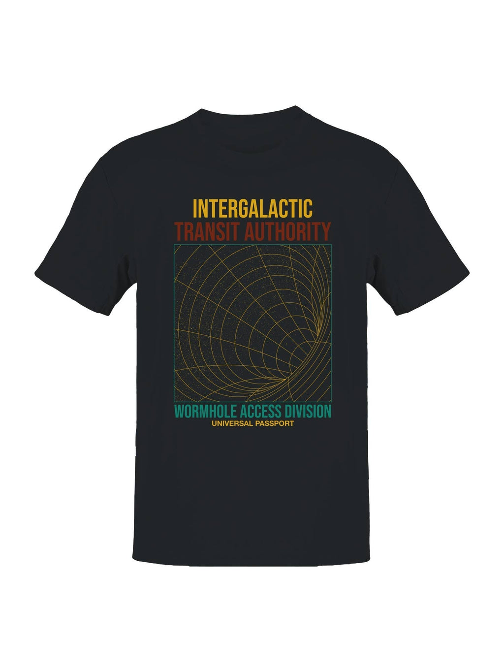 Intergalactic Transit Wormhole Access Men's - Adult & Kids T-Shirts, Sweatshirts & Hoodies apparel design preview 1