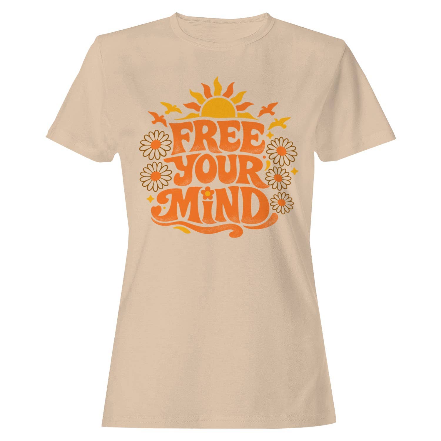 Free Your Mind Retro Art Women's - Adult & Kids T-Shirts, Sweatshirts & Hoodies apparel design preview 1