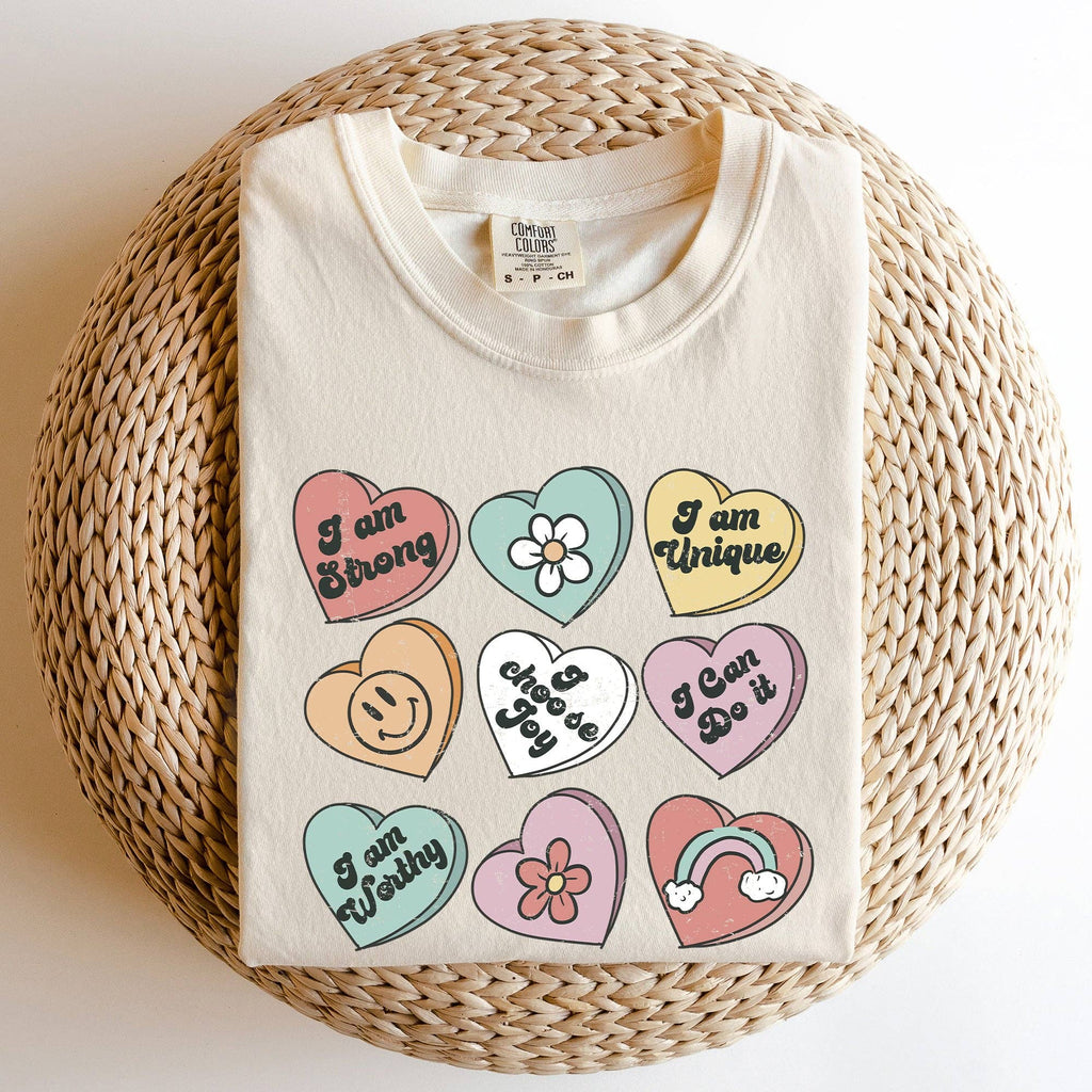 Valentine's Sweet Hearts, Candy, Comfort Colors Day - Adult & Kids T-Shirts, Sweatshirts & Hoodies apparel design preview 1